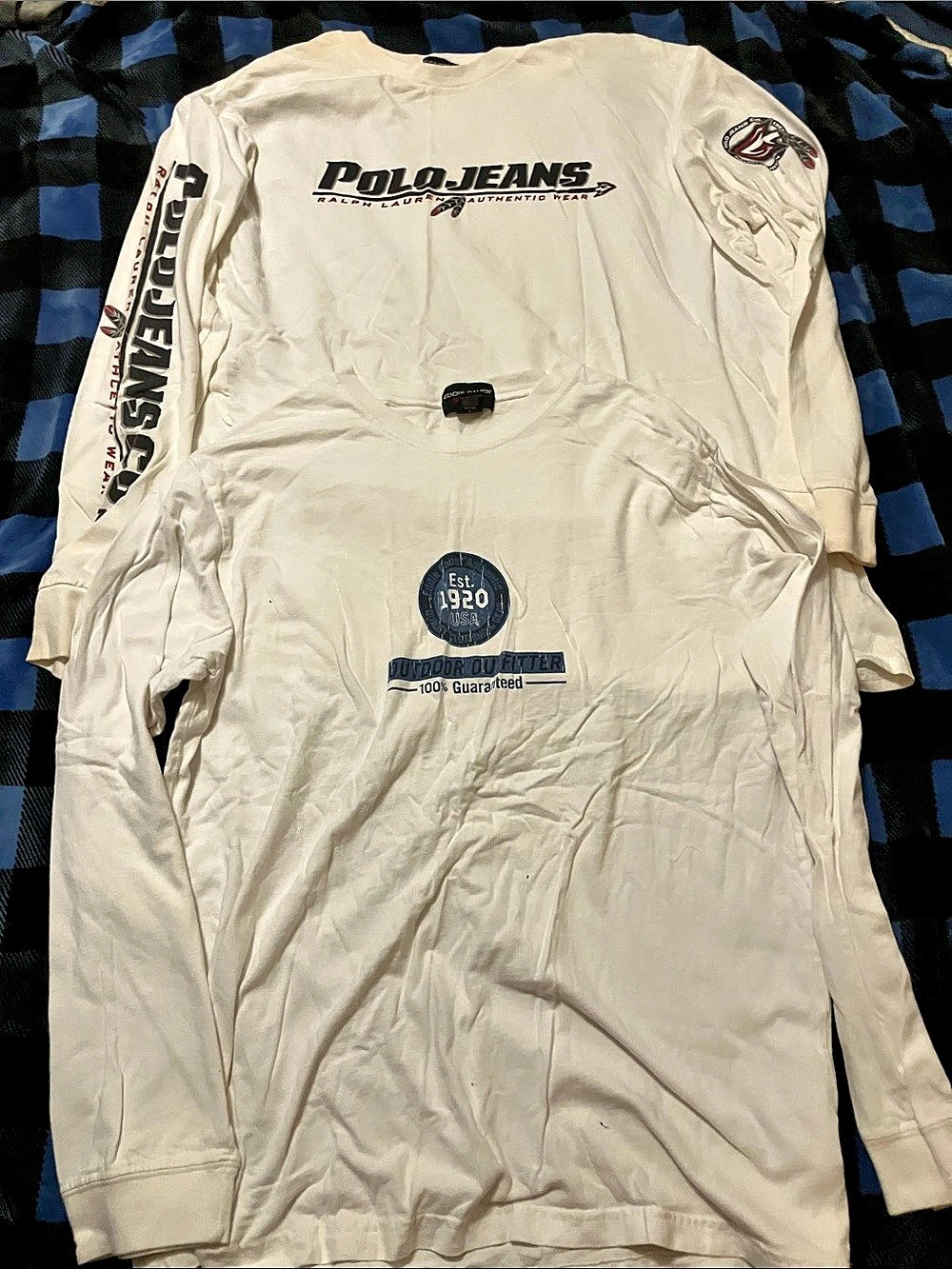 Polo Jeans Co. Ralph Lauren Polo Jeans Co. Sport Long Sleeve Graphic Tee XL